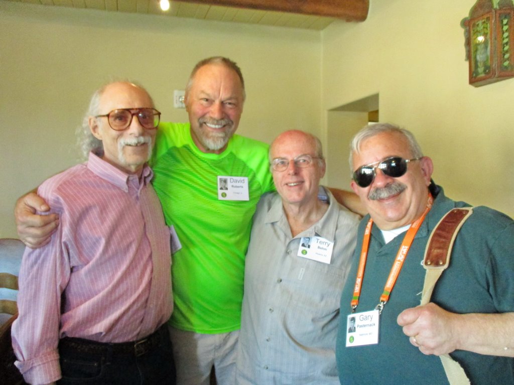 Peter Mann, Dave Roberts, Terry Behm & Gary Pasternack in Hospitality Suite 