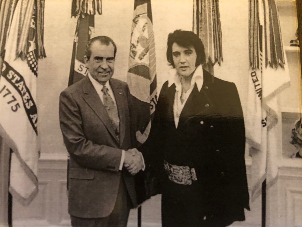 Nixon and Elvis Magnet in gift bag !!