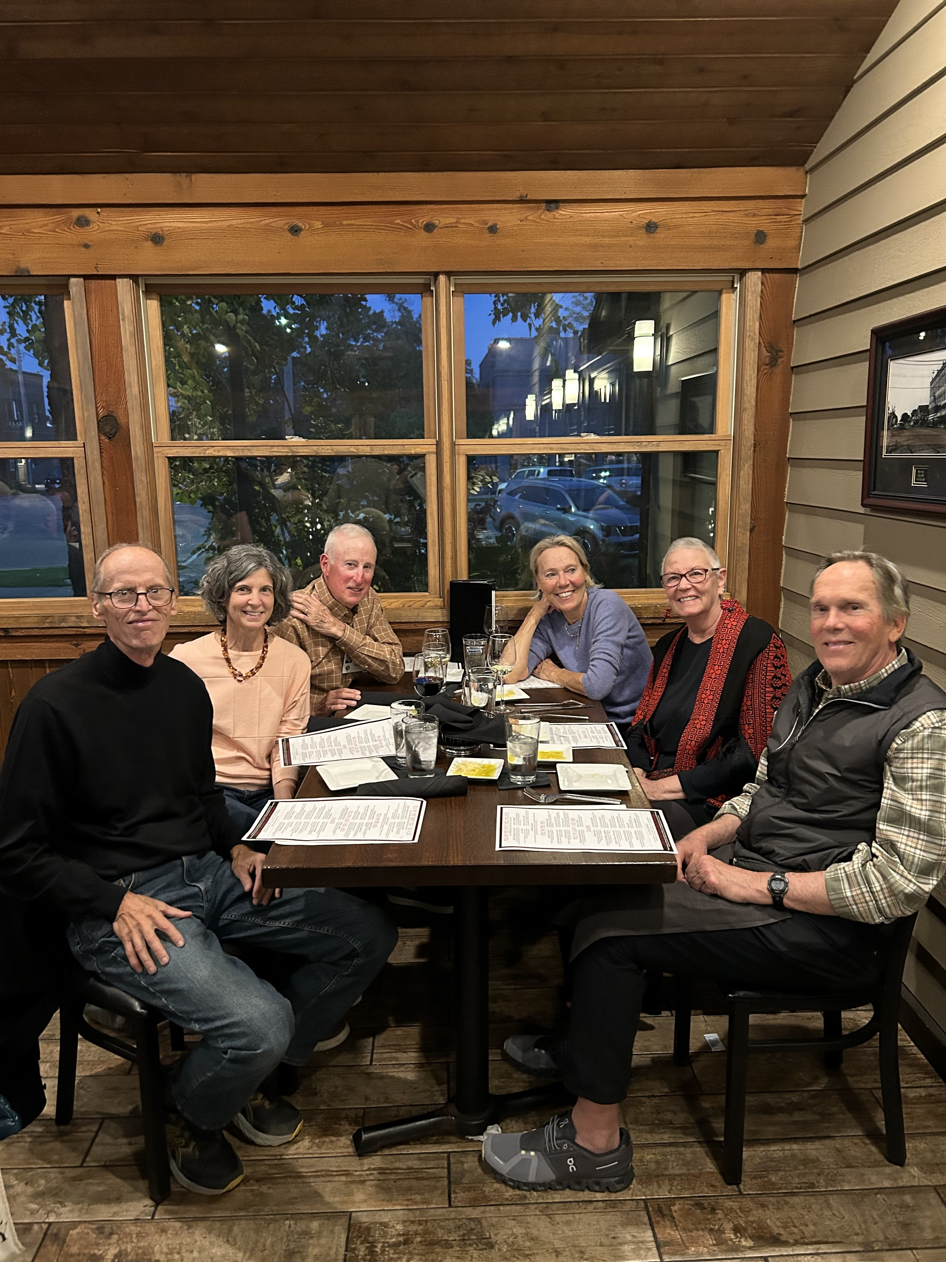 Steve, Jeanne, Doug, Elaine, Wendy, Gus