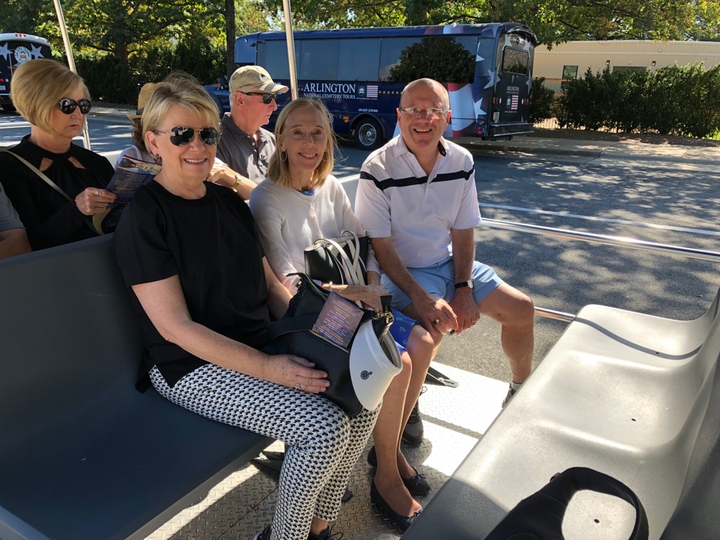 Linda, Ginny & Neil at Arlington
